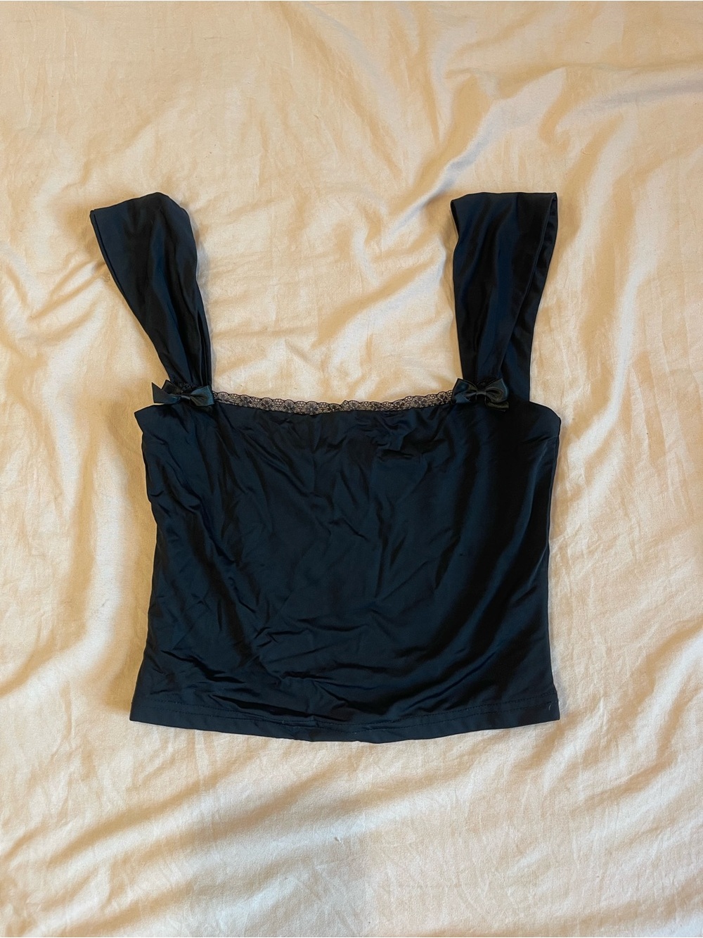 princess polly black crop top